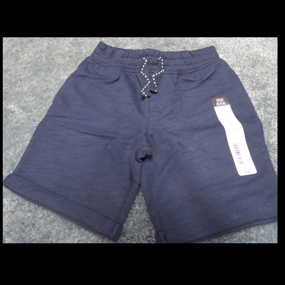 Okie Dokie Bold Navy Draw String Shorts New With Tags